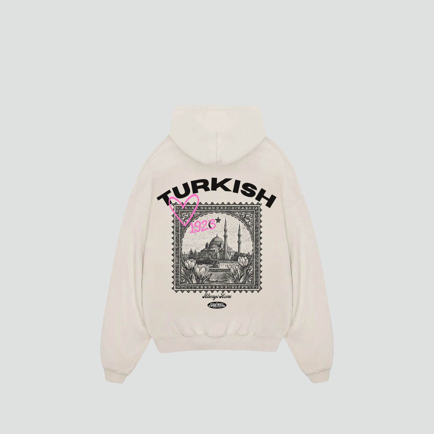 ALWAYS HOME - Oversized Hoodie Backprint