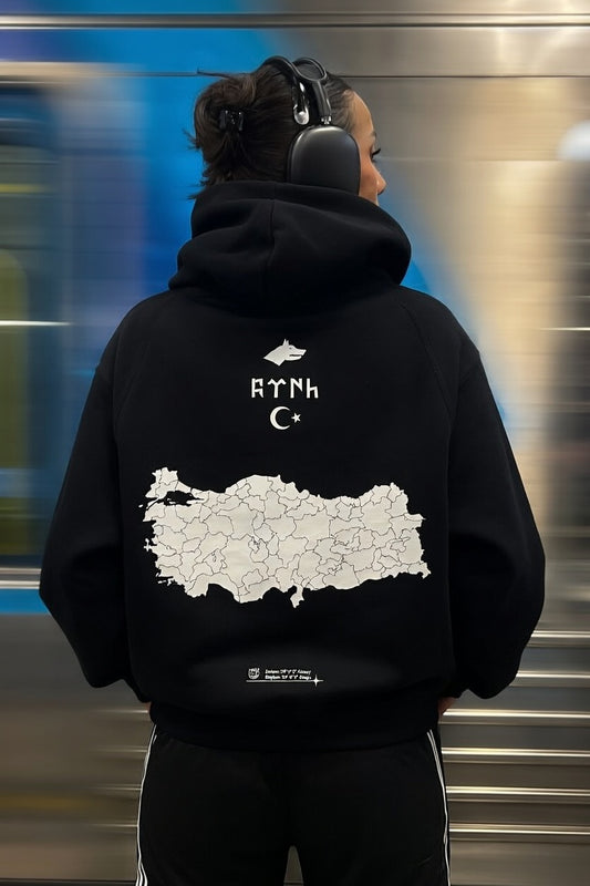 Türkiye 1923 - Oversized Hoodie Backprint