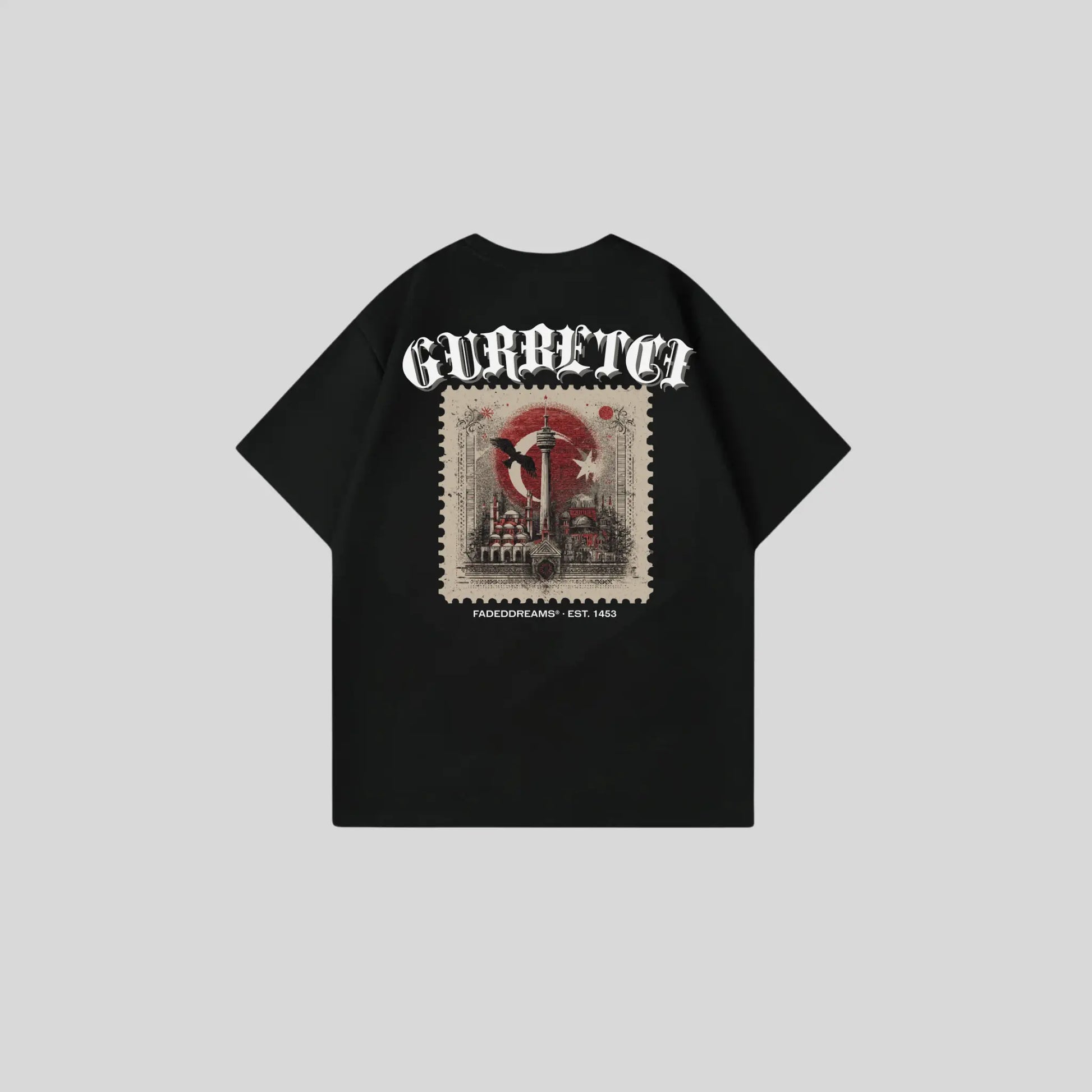 GURBETCI 3 - Oversize Shirt Backprint Printegy