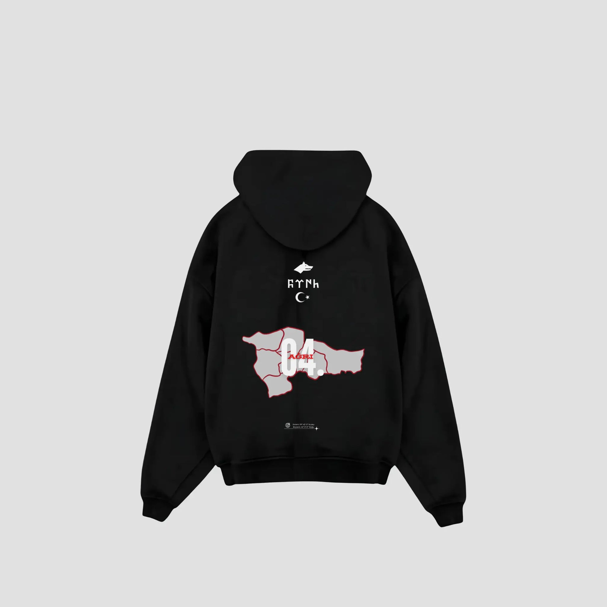 AGRI 04 - Oversized Hoodie Backprint Printegy