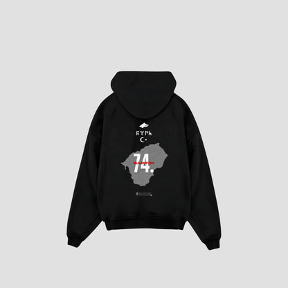 BARTIN 74 - Oversized Hoodie Backprint Printegy