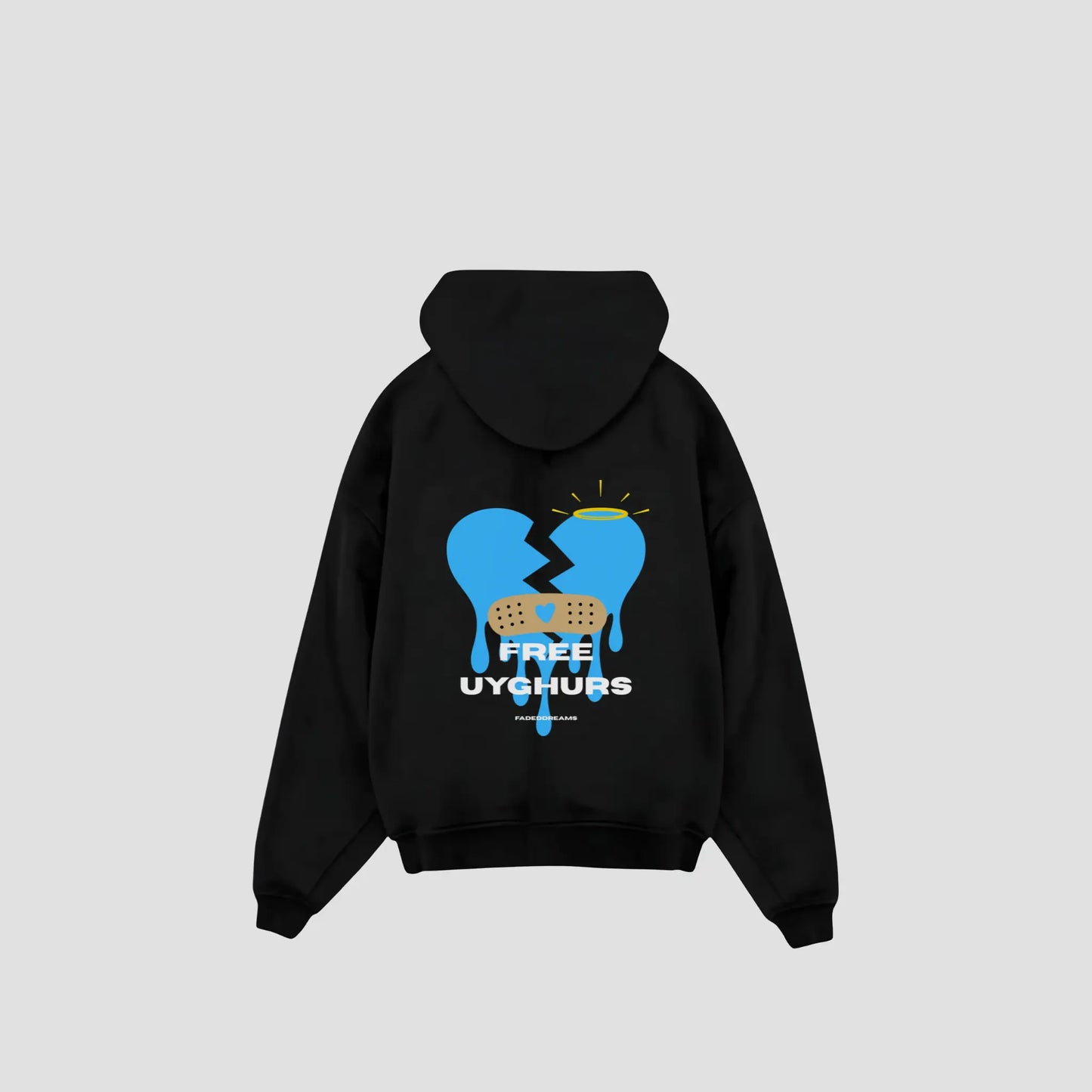 FREE UYGHURS - Oversized Hoodie Printegy
