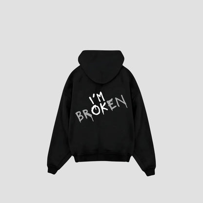 I'M OK - Oversized Hoodie Backprint Printegy