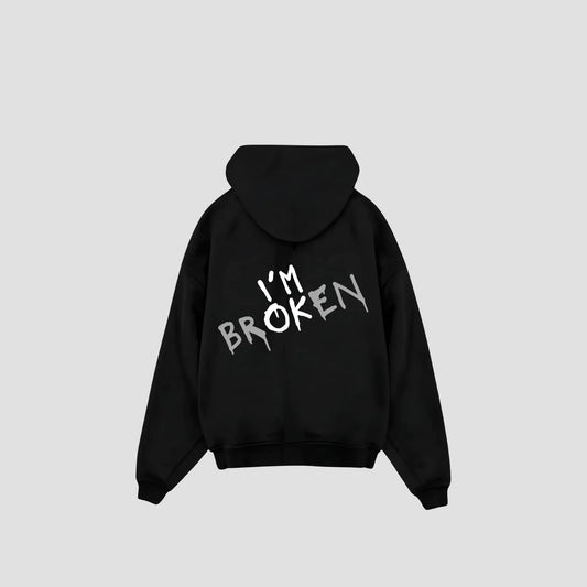 I'M OK - Oversized Hoodie Backprint Printegy