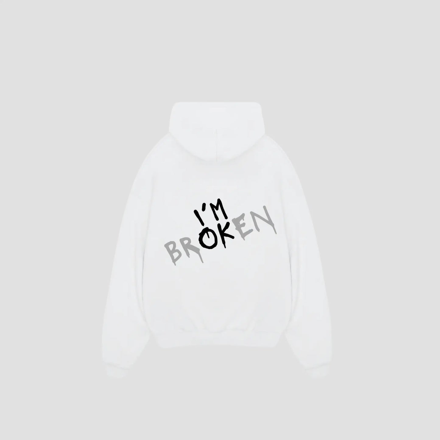 I'M OK - Oversized Hoodie Backprint Printegy