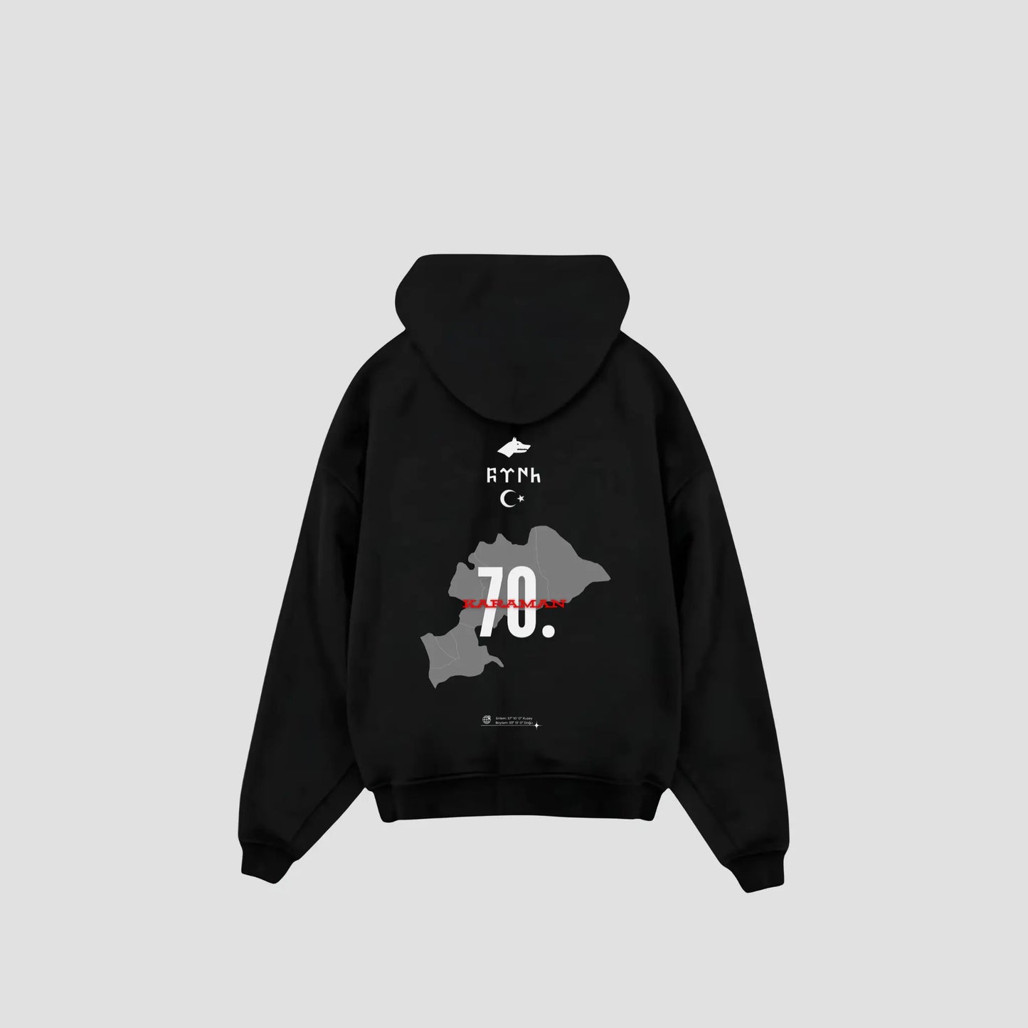 KARAMAN 70 - Oversized Hoodie Backprint Printegy