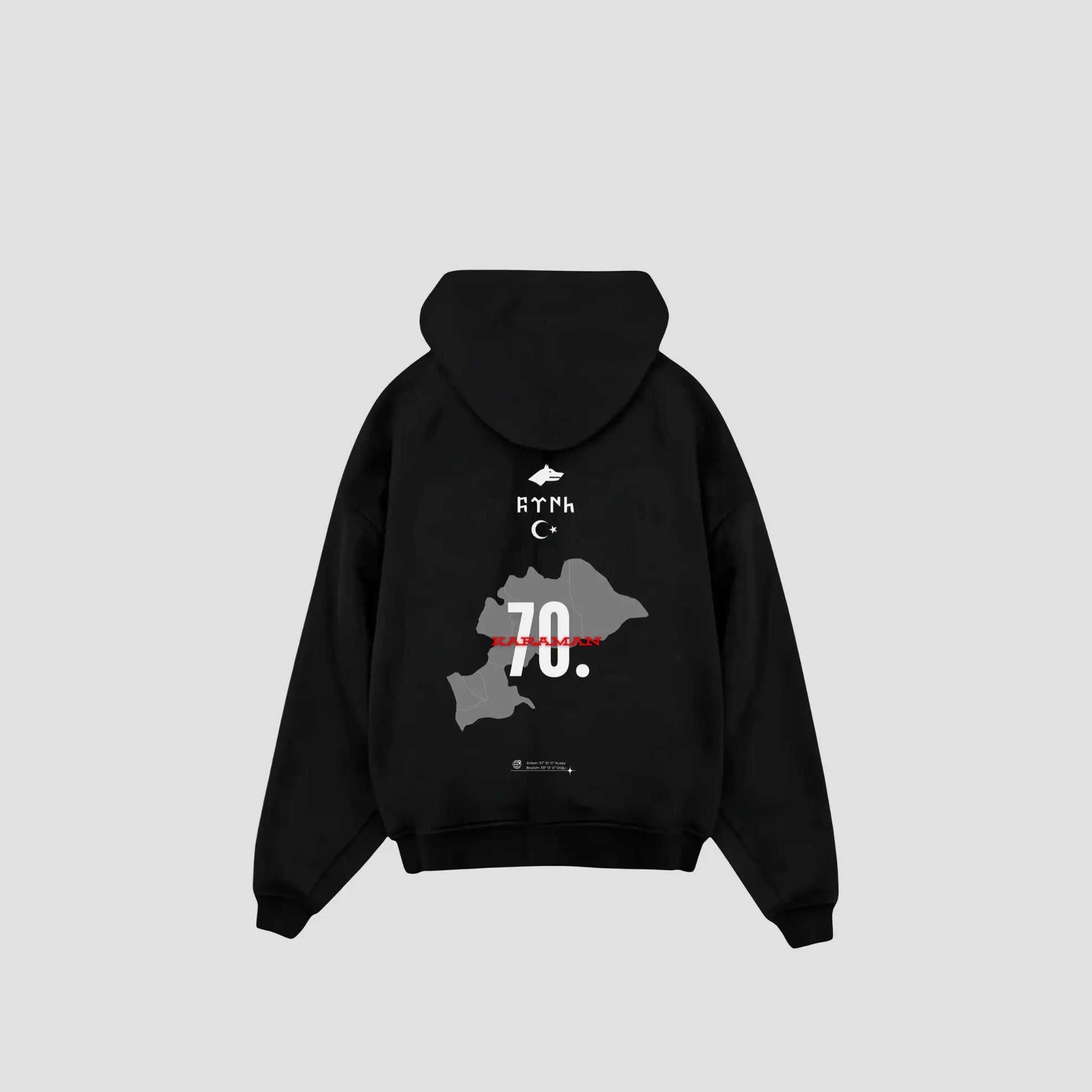 KARAMAN 70 - Oversized Hoodie Backprint Printegy
