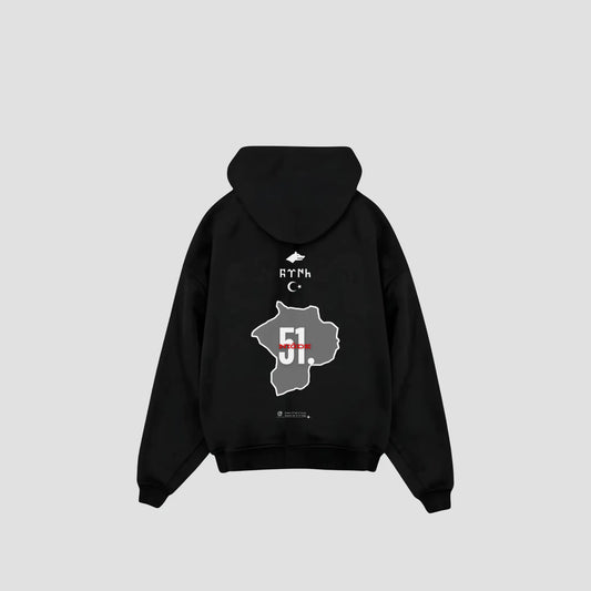 NIGDE 51 - Oversized Hoodie Backprint Printegy