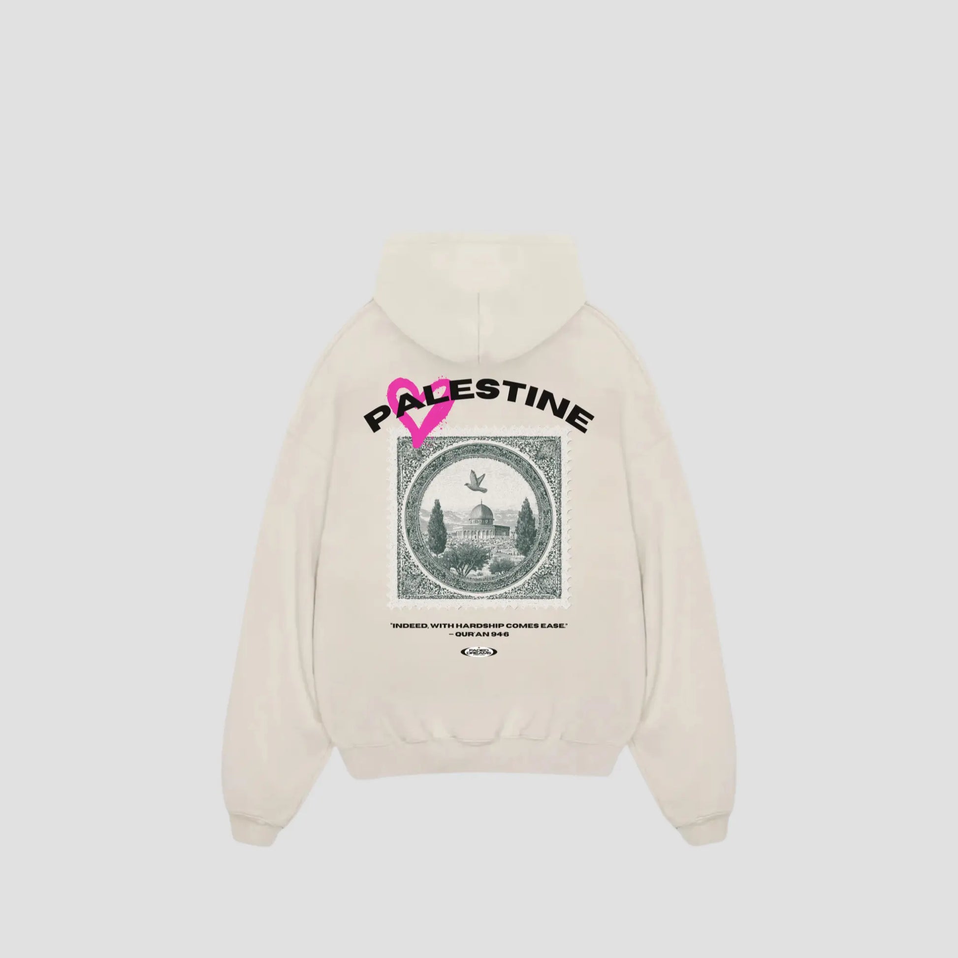 PALESTINE x AKSA - Oversized Hoodie Backprint Printegy