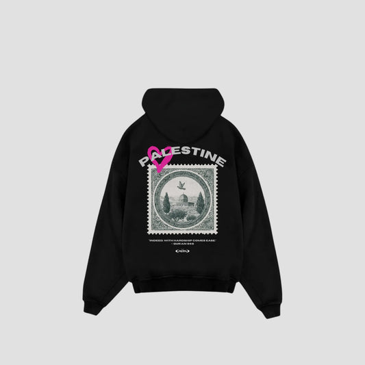 PALESTINE x AKSA - Oversized Hoodie Backprint Printegy