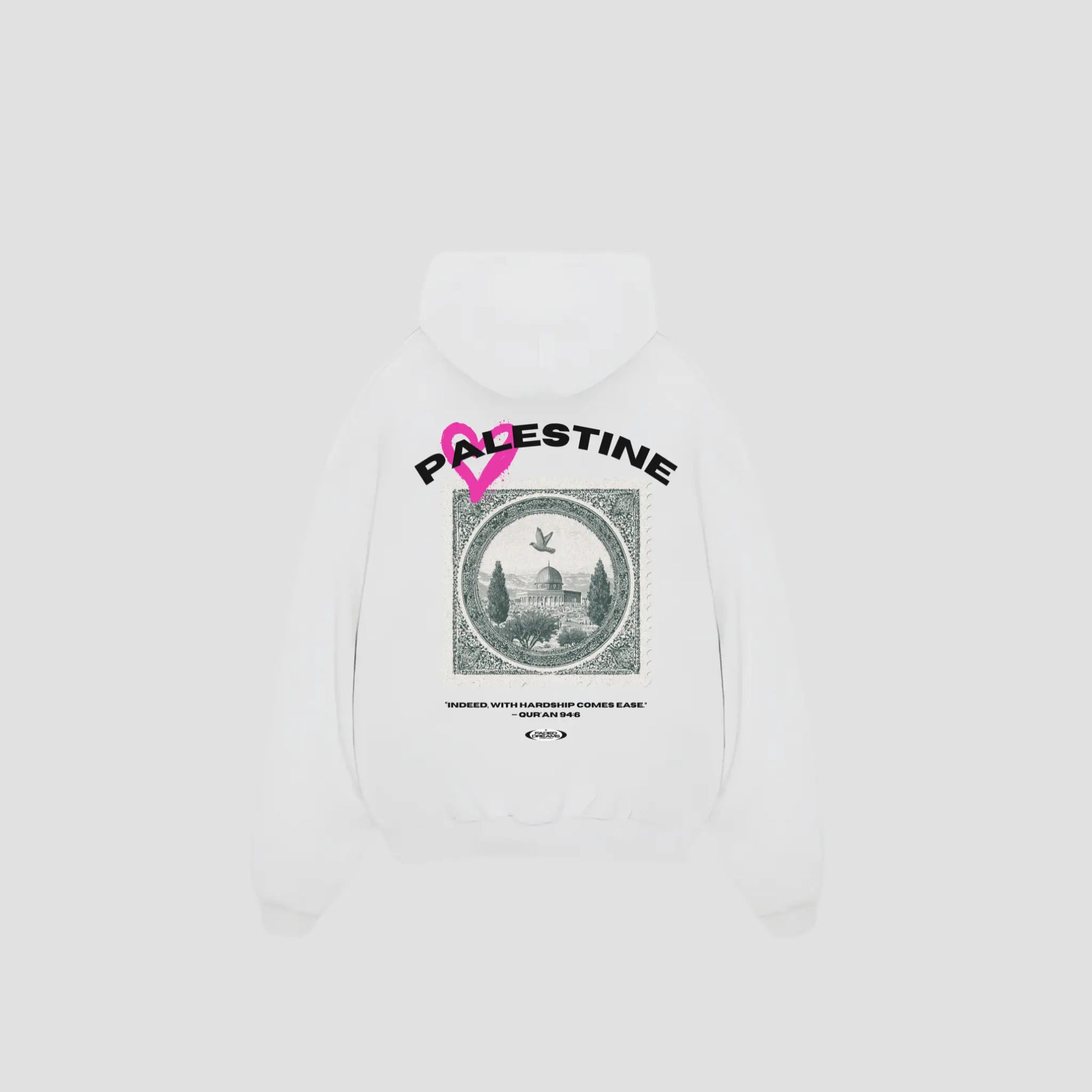 PALESTINE x AKSA - Oversized Hoodie Backprint Printegy
