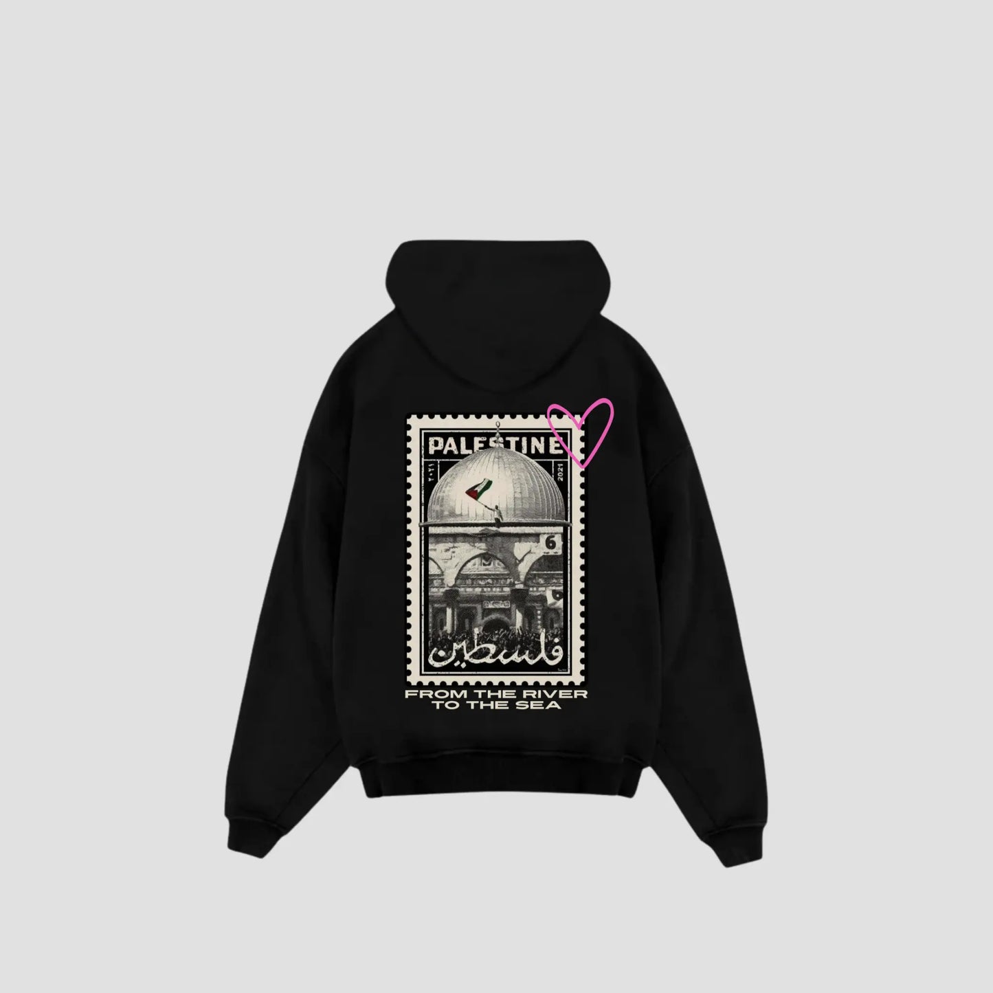 RIVER TO THE SEA - Oversized Hoodie Backprint Printegy