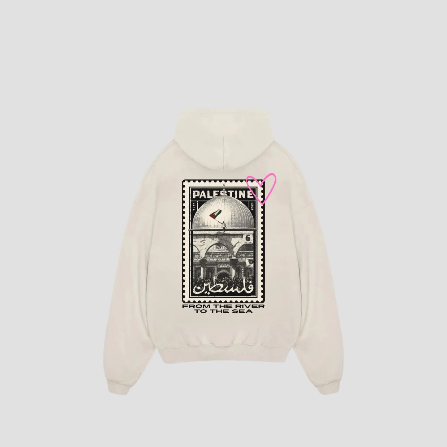 RIVER TO THE SEA - Oversized Hoodie Backprint Printegy