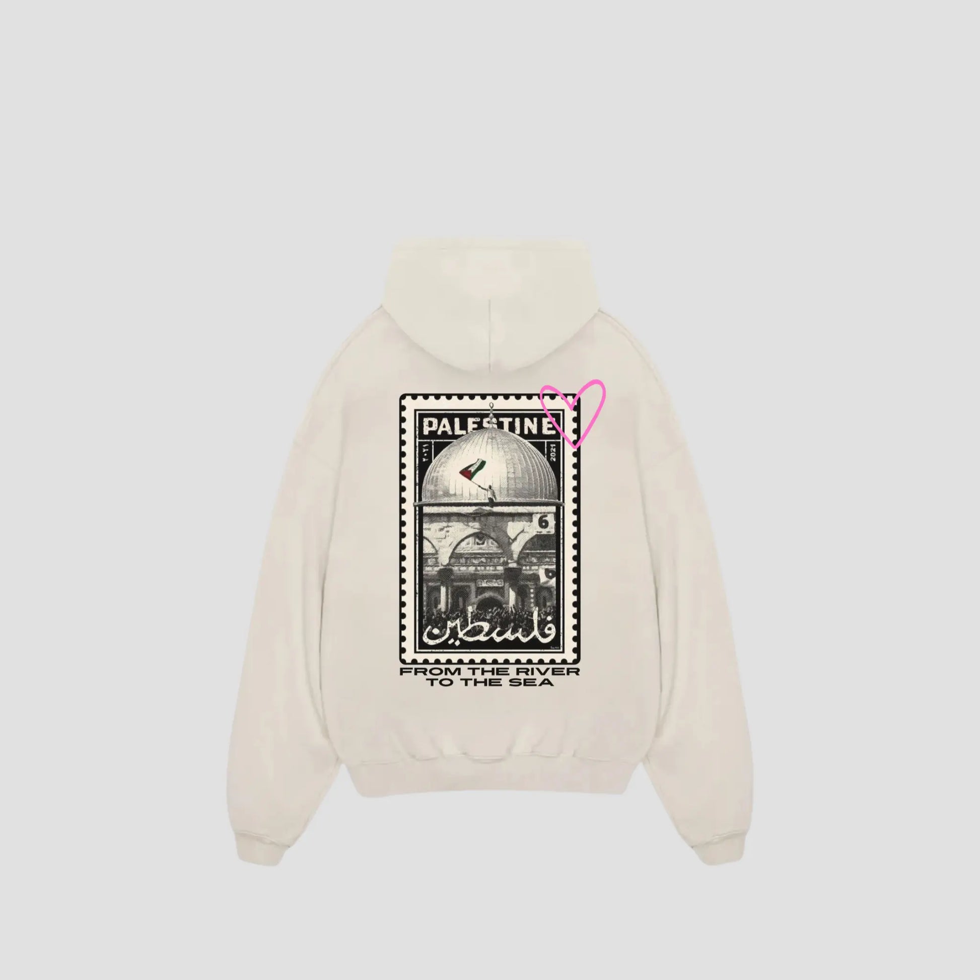 RIVER TO THE SEA - Oversized Hoodie Backprint Printegy