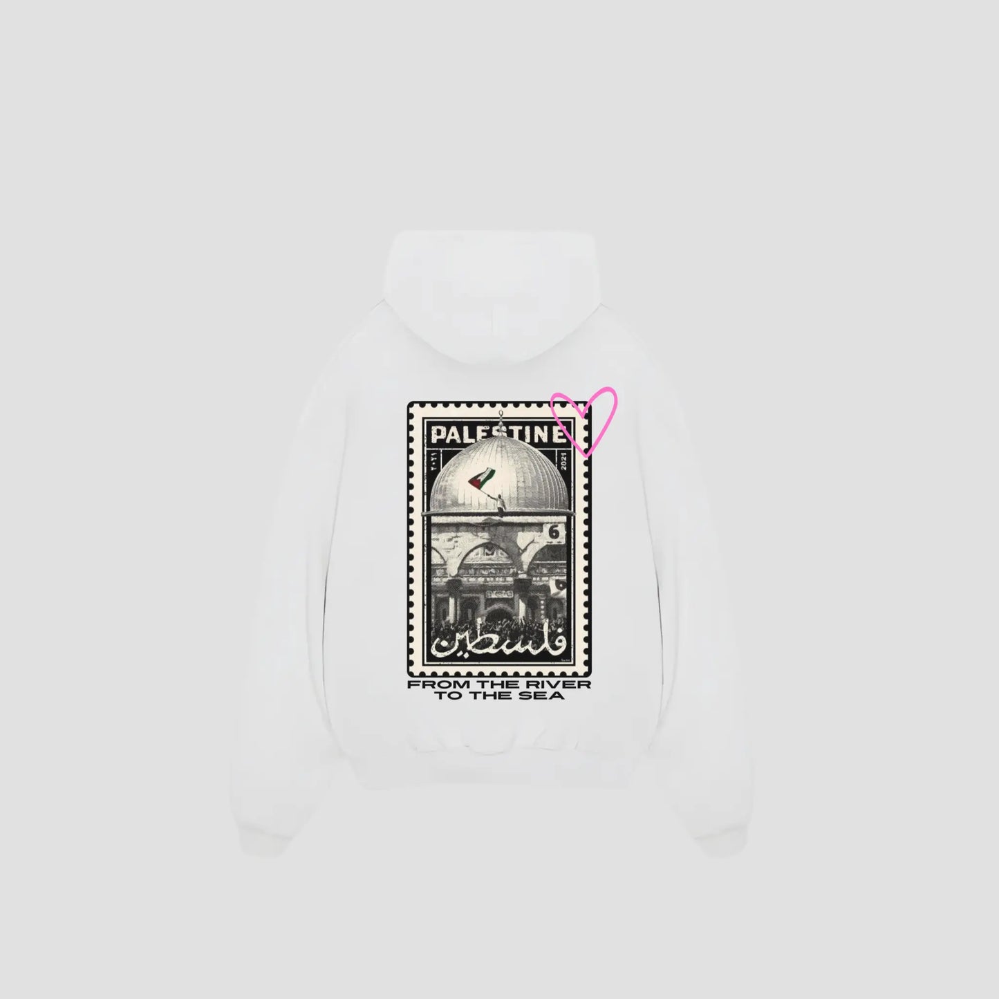 RIVER TO THE SEA - Oversized Hoodie Backprint Printegy