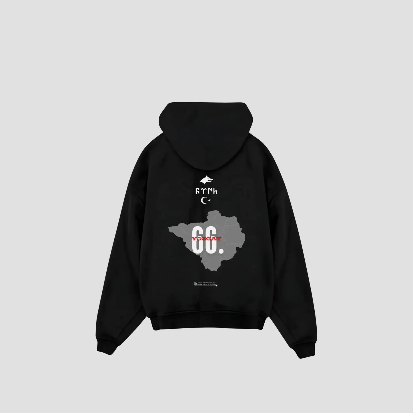 YOZGAT 66 - Oversized Hoodie Backprint Printegy