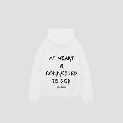 CONNECTED TO GOD - Oversized Hoodie Backprint Printegy