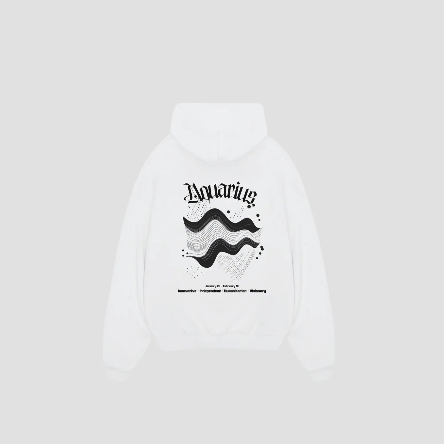 AQUARIUS - Oversized Hoodie Printegy