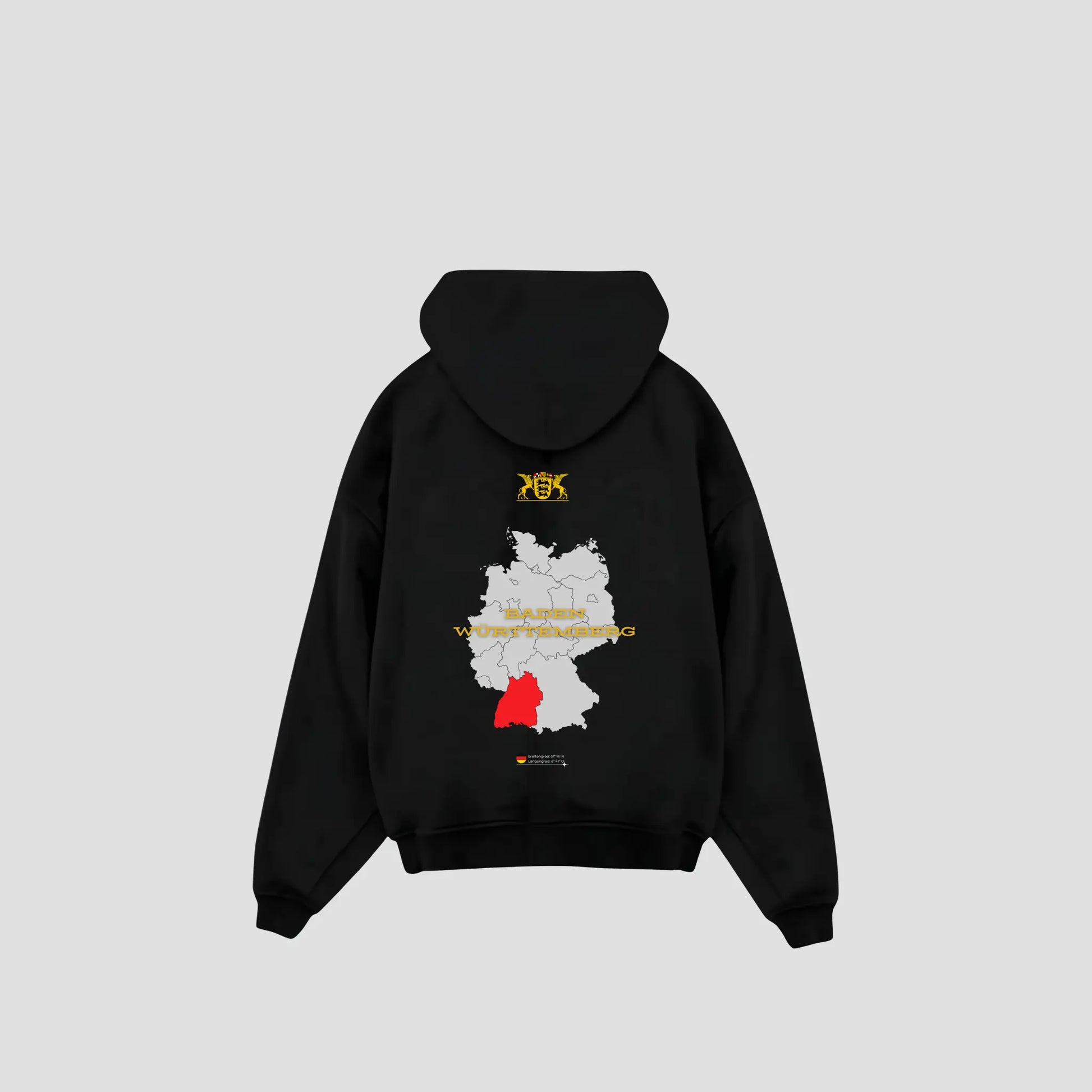 BADEN-WÜRTTEMBERG - Oversized Hoodie Backprint Printegy