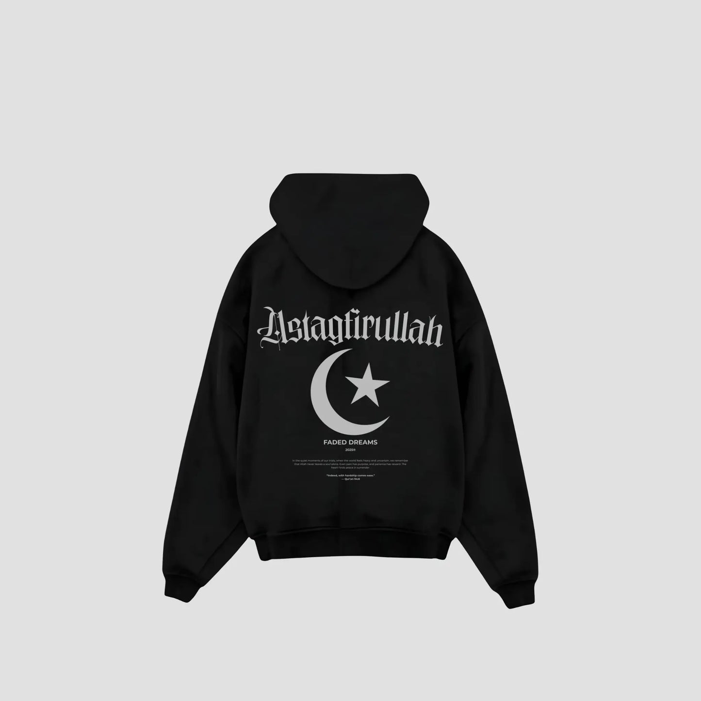 ASTAGFIRULLAH - Oversized Hoodie Backprint Printegy
