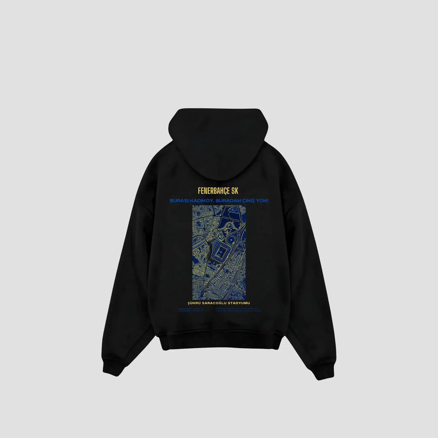 FENERBAHCE - Oversized Hoodie Backprint Printegy