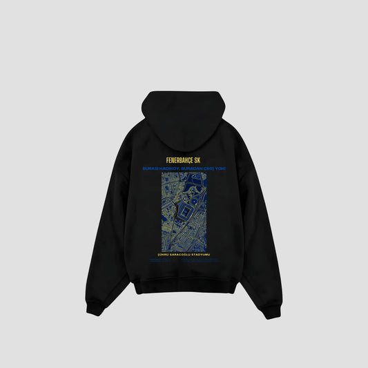 FENERBAHCE - Oversized Hoodie Backprint Printegy