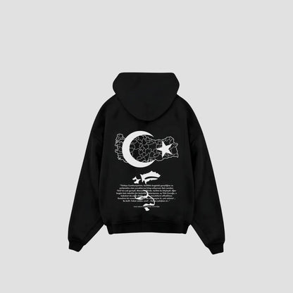 M.K.ATATÜRK - Oversized Hoodie Backprint Printegy