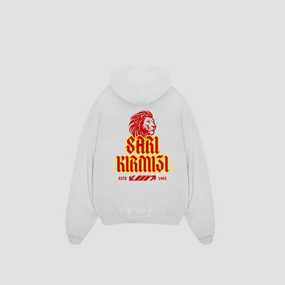 SARI KIRMIZI - Oversized Hoodie Printegy
