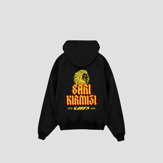 SARI KIRMIZI - Oversized Hoodie Printegy