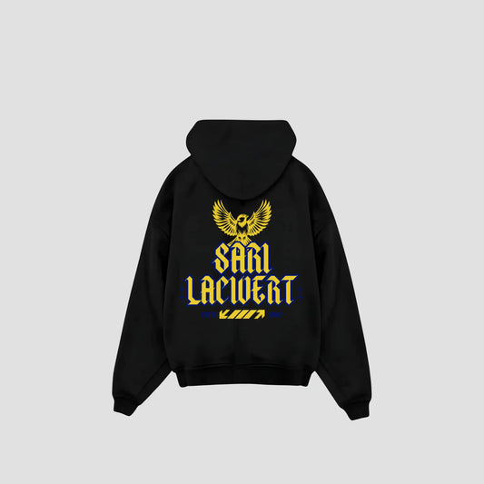SARI LACIVERT - Oversized Hoodie Printegy