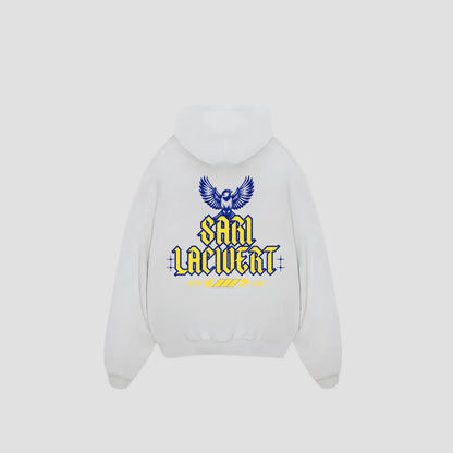 SARI LACIVERT - Oversized Hoodie Printegy