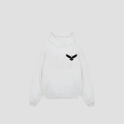 SIYAH BEYAZ - Oversized Hoodie Printegy