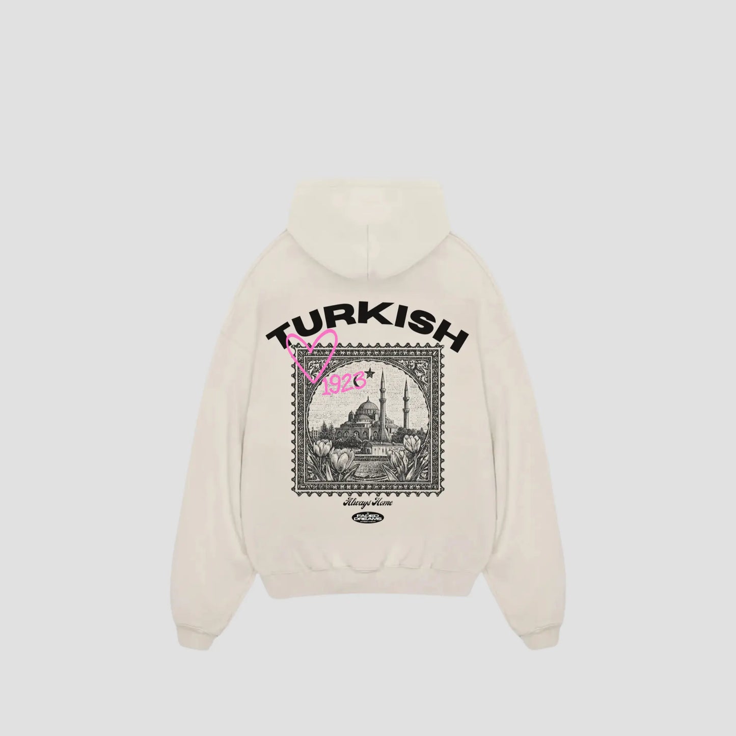 ALWAYS HOME - Oversized Hoodie Backprint Printegy