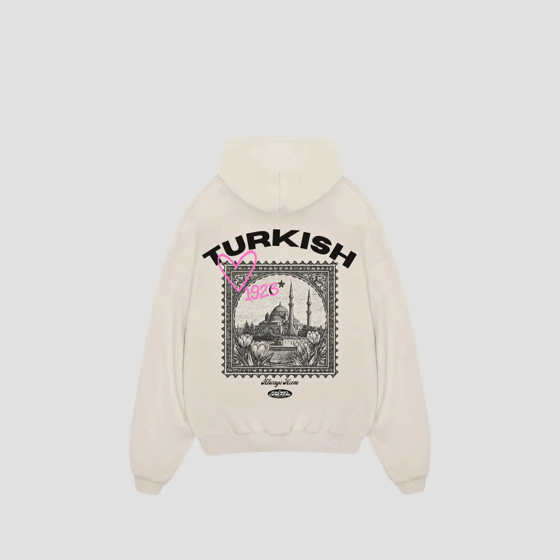 ALWAYS HOME - Oversized Hoodie Backprint Printegy