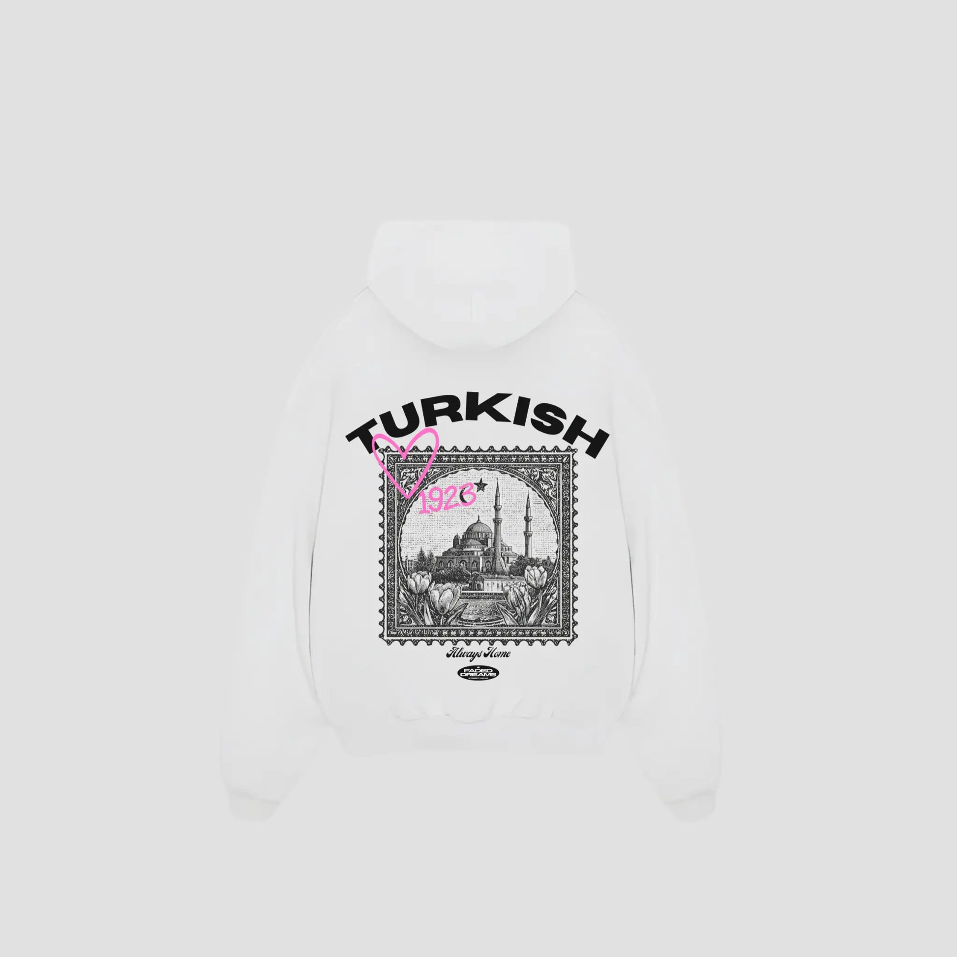 ALWAYS HOME - Oversized Hoodie Backprint Printegy