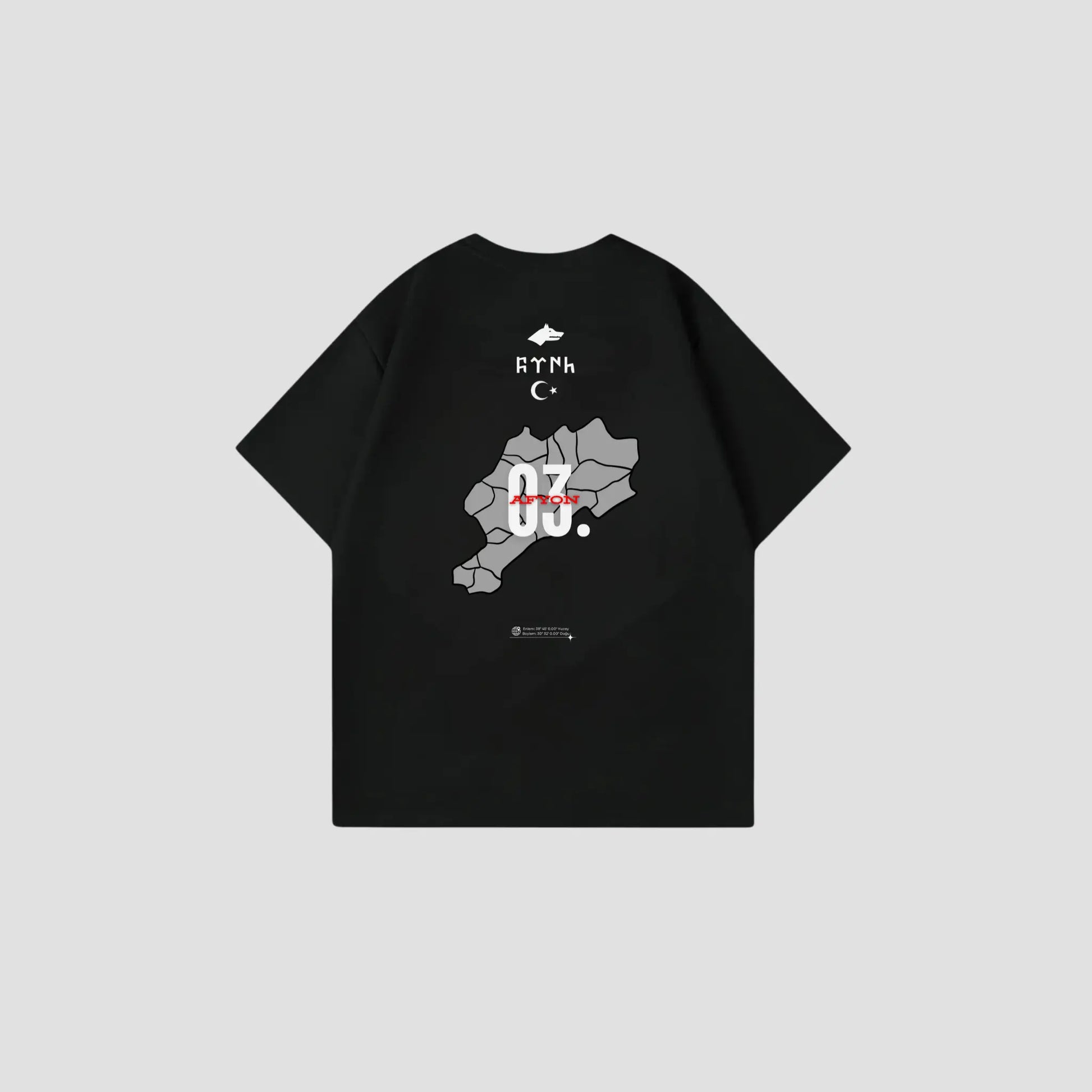 AFYON 03 - Oversize Shirt Backprint Printegy