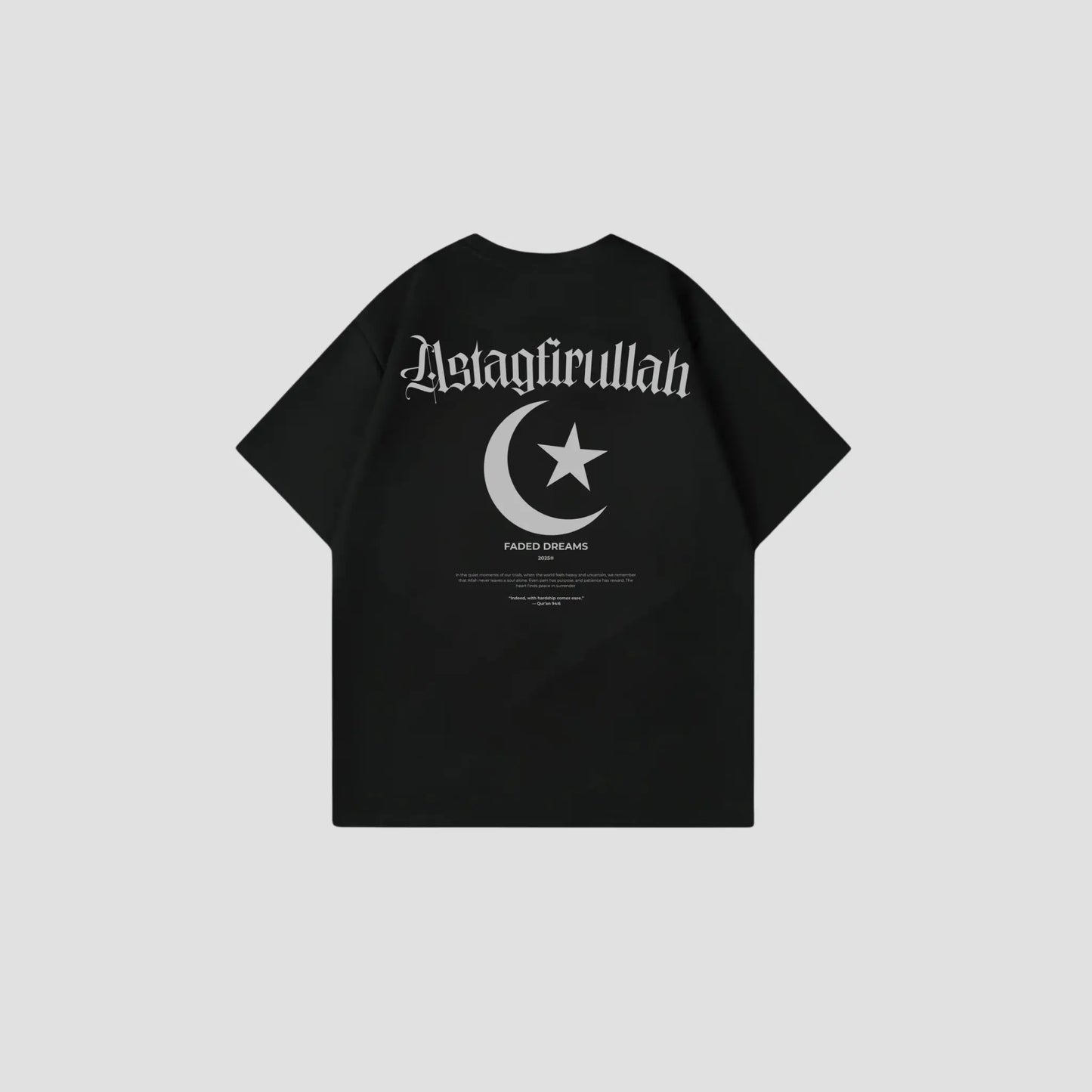 ASTAGFIRULLAH - Oversize Shirt Backprint Printegy
