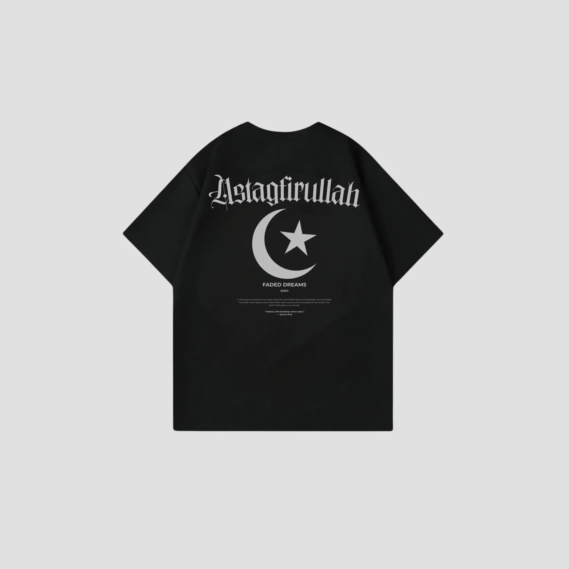 ASTAGFIRULLAH - Oversize Shirt Backprint Printegy