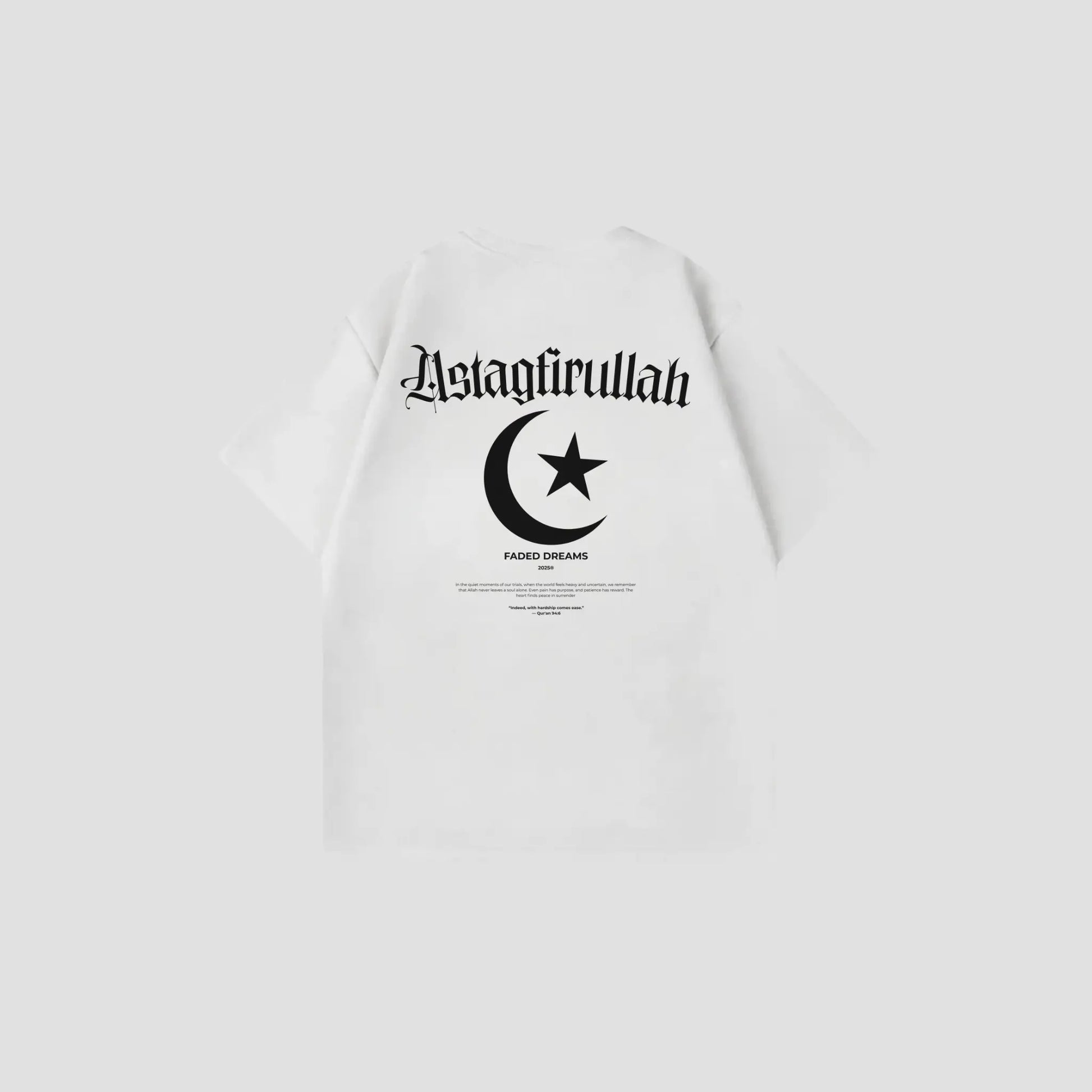 ASTAGFIRULLAH - Oversize Shirt Backprint Printegy