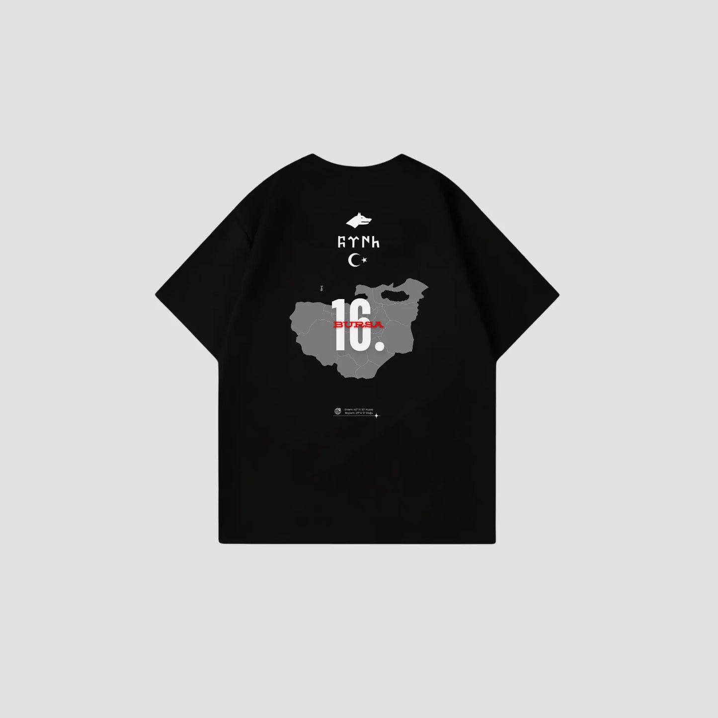 BURSA 16 - Oversize Shirt Backprint Printegy