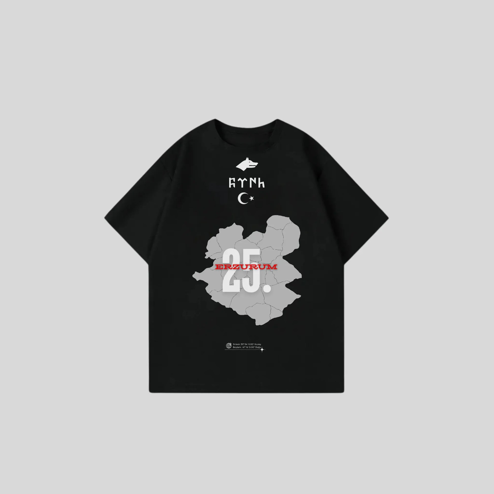 ERZURUM 25 - Oversize Shirt Frontprint Printegy