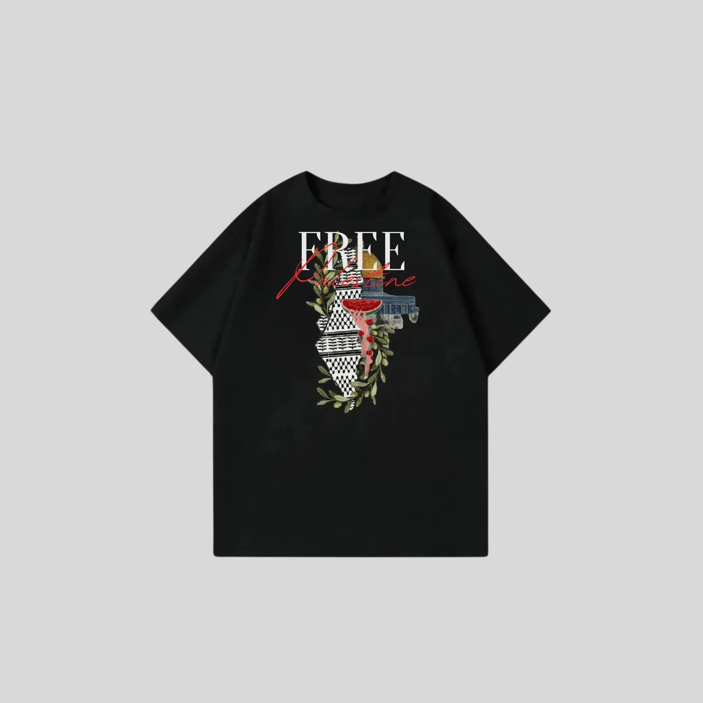 FREE PALESTINE - Oversize Shirt Printegy