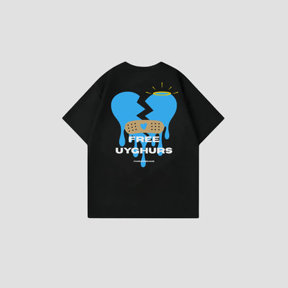 FREE UYGHURS - Oversize Shirt Backprint Printegy