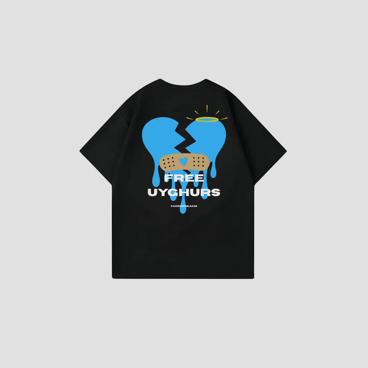 FREE UYGHURS - Oversize Shirt Backprint Printegy