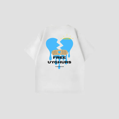 FREE UYGHURS - Oversize Shirt Backprint Printegy