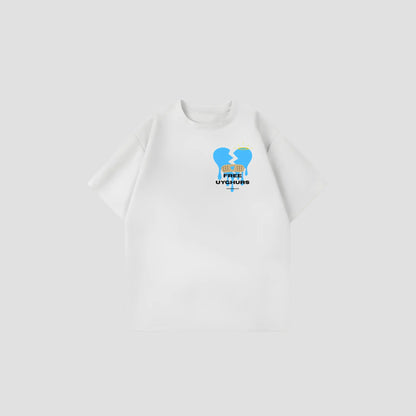 FREE UYGHURS - Oversize Shirt Backprint Printegy