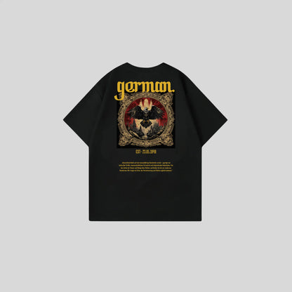 GERMAN 3 - Oversize Shirt Backprint Printegy