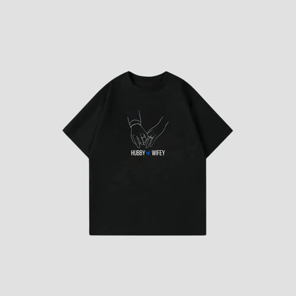 HUBBY x WIFEY - Oversize Shirt Printegy