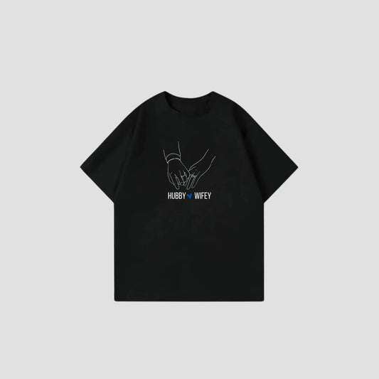 HUBBY x WIFEY - Oversize Shirt Printegy