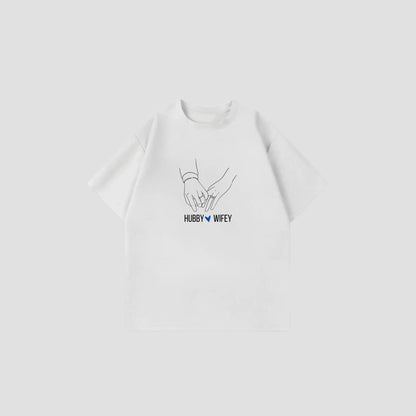 HUBBY x WIFEY - Oversize Shirt Printegy
